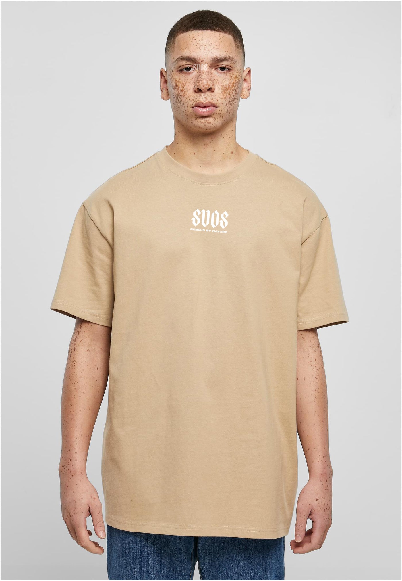 T Shirt Rebels By Nature Beige